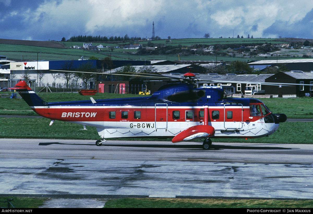 Aircraft Photo of G-BGWJ | Sikorsky S-61N MkII | Bristow Helicopters | AirHistory.net #696141