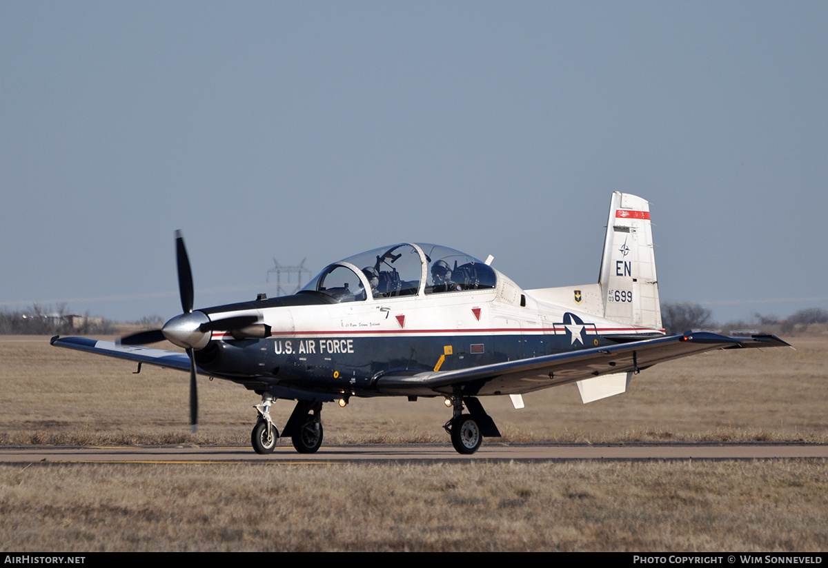 Aircraft Photo of 03-3699 / AF03-699 | Raytheon T-6A Texan II | USA - Air Force | AirHistory.net #696145