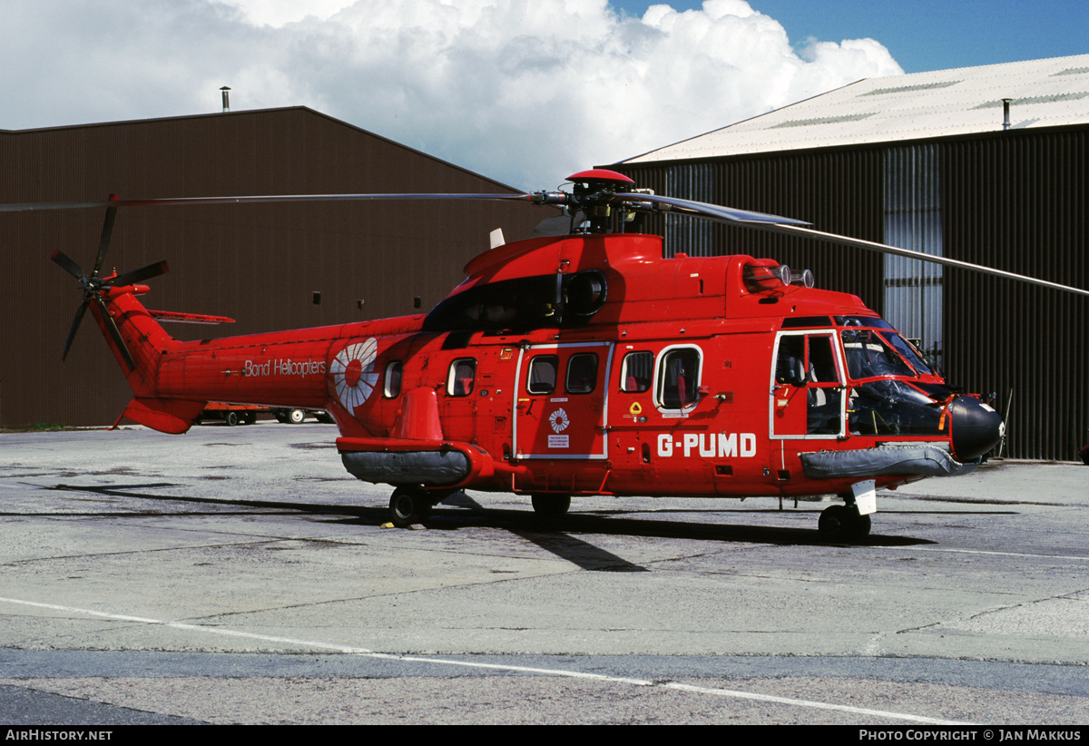 Aircraft Photo of G-PUMD | Aerospatiale AS-332L Super Puma | Bond Helicopters | AirHistory.net #696150