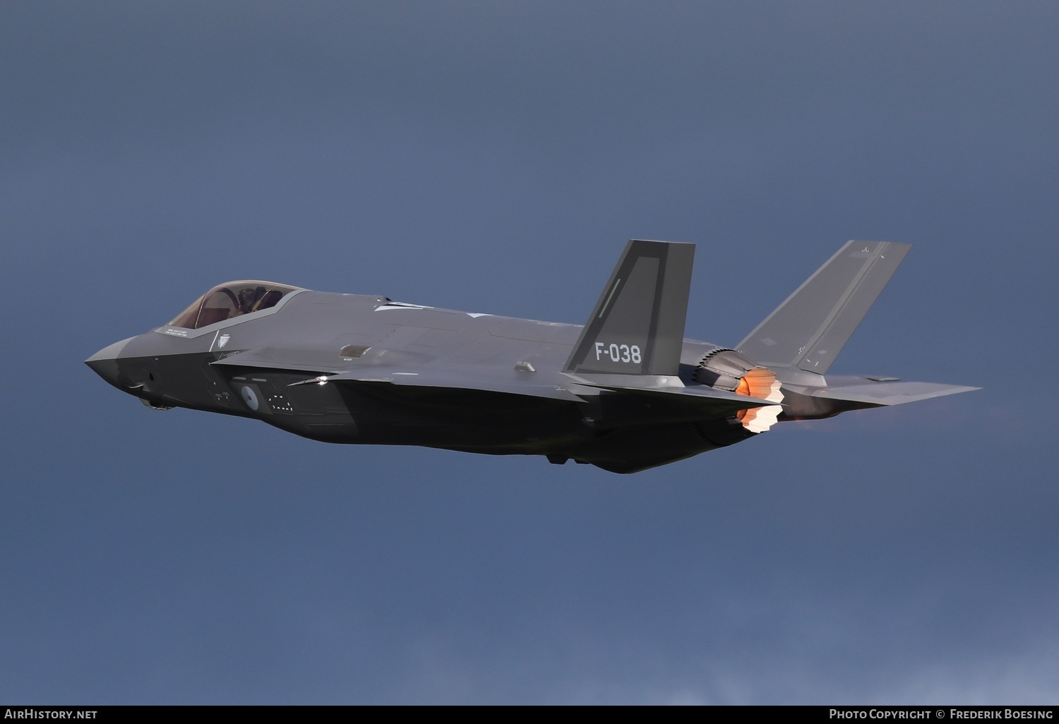 Aircraft Photo of F-038 | Lockheed Martin F-35A Lightning II | Netherlands - Air Force | AirHistory.net #696158