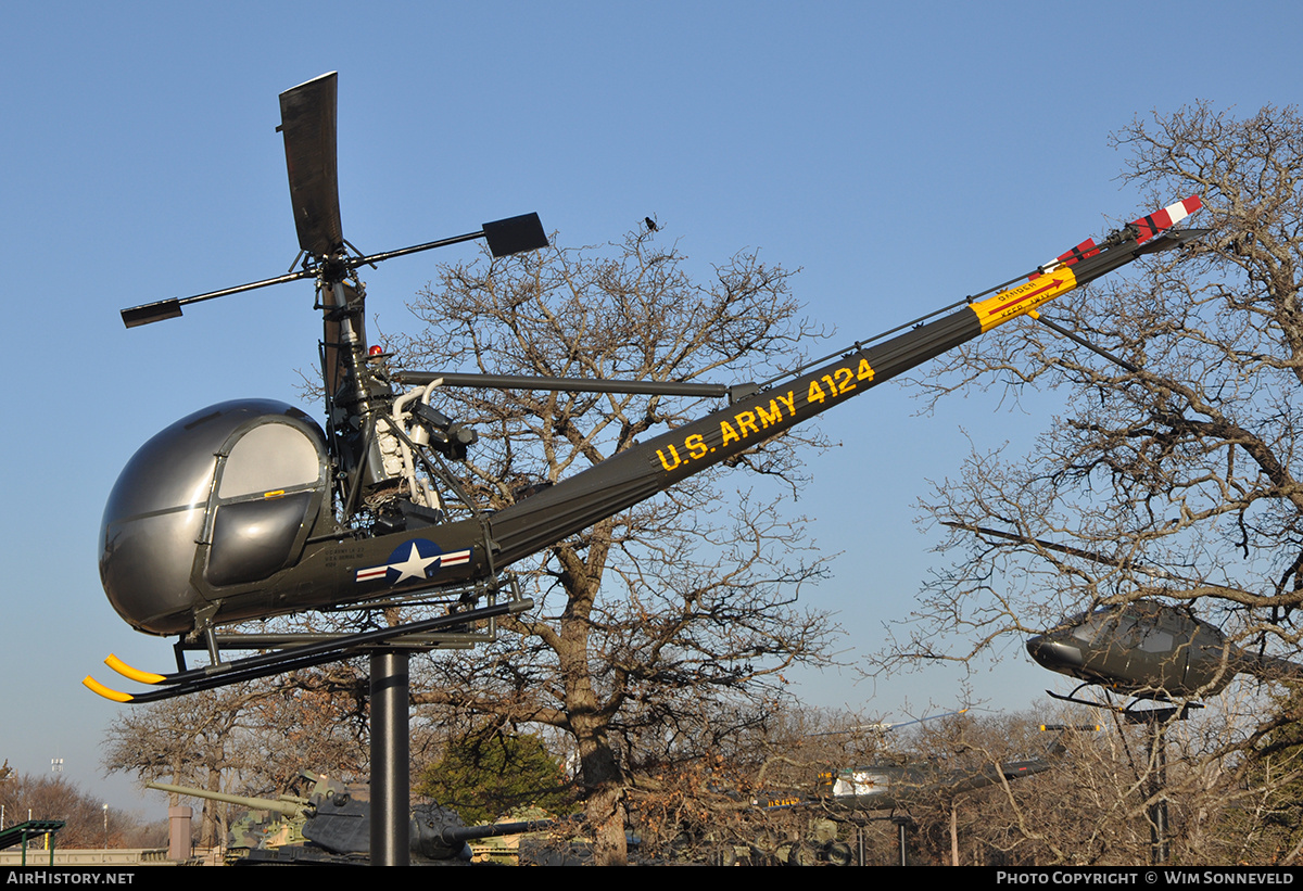 Aircraft Photo of 55-4124 / 4124 | Hiller OH-23C Raven (UH-12C) | USA - Army | AirHistory.net #696161
