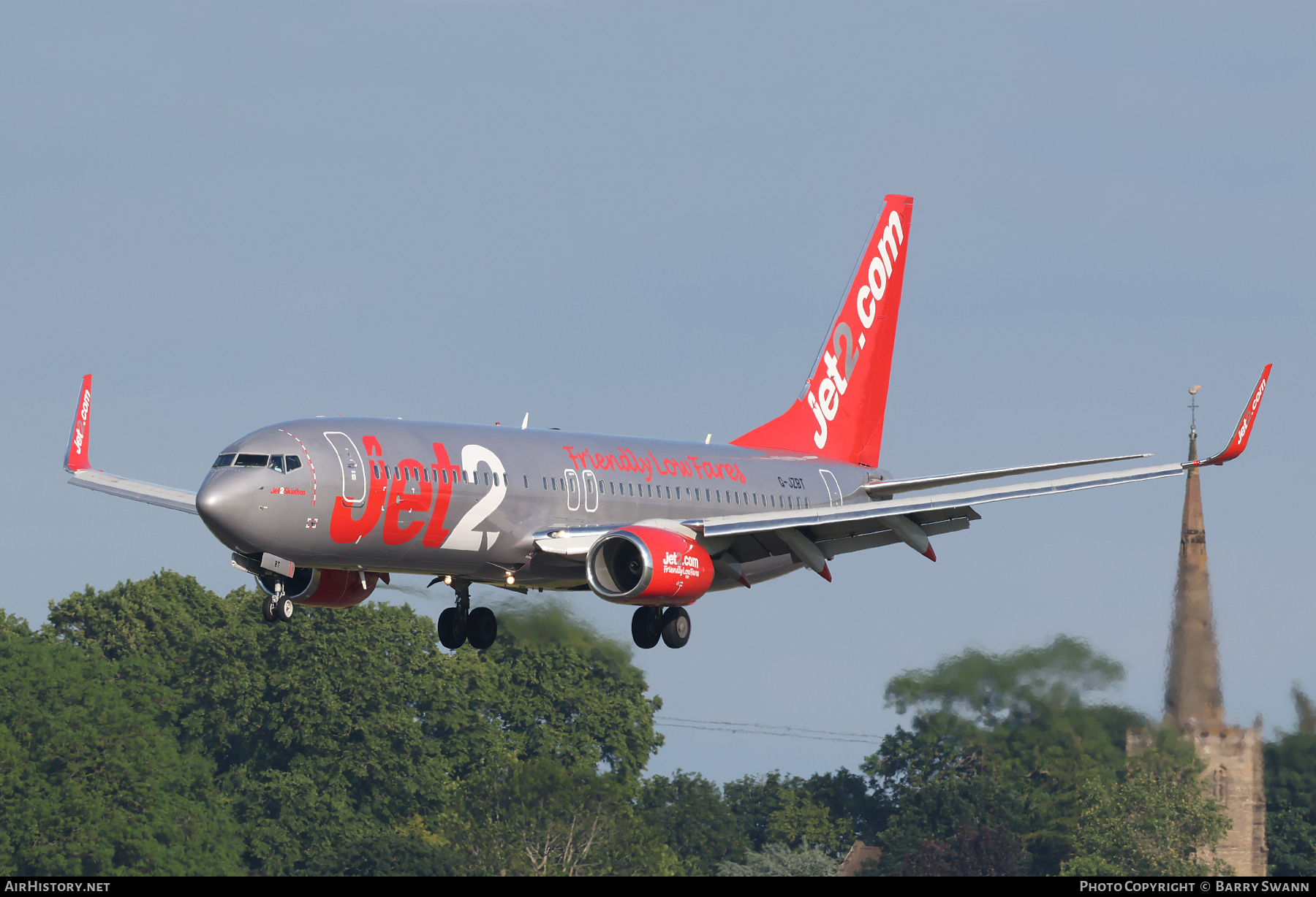 Aircraft Photo of G-JZBT | Boeing 737-883 | Jet2 | AirHistory.net #696184