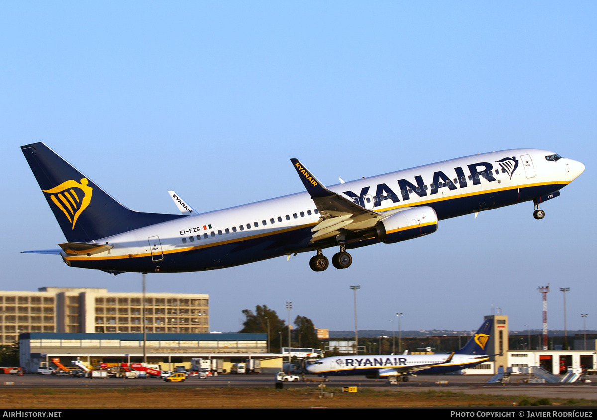 Aircraft Photo of EI-FZG | Boeing 737-800 | Ryanair | AirHistory.net #696287