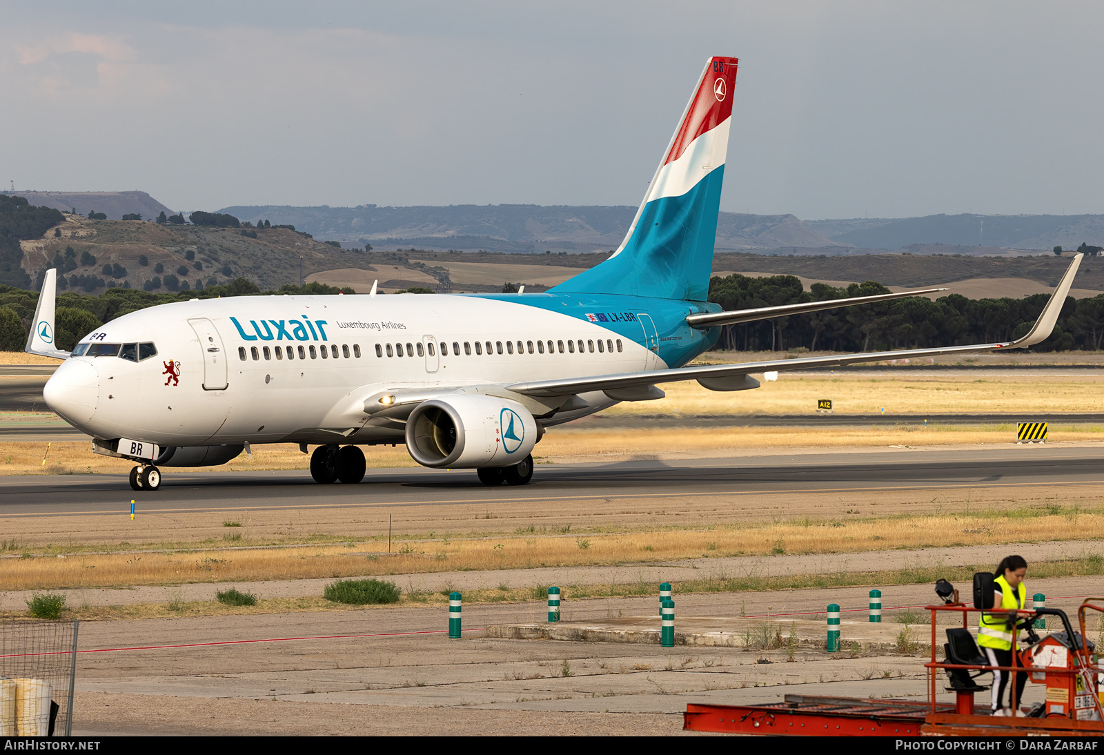 Aircraft Photo of LX-LBR | Boeing 737-7K2 | Luxair | AirHistory.net #696297