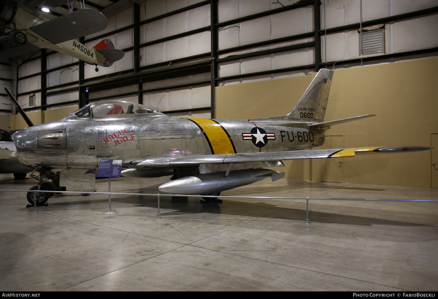 Aircraft Photo of 50-600 / FU-600 | North American F-86E Sabre | USA - Air Force | AirHistory.net #696298