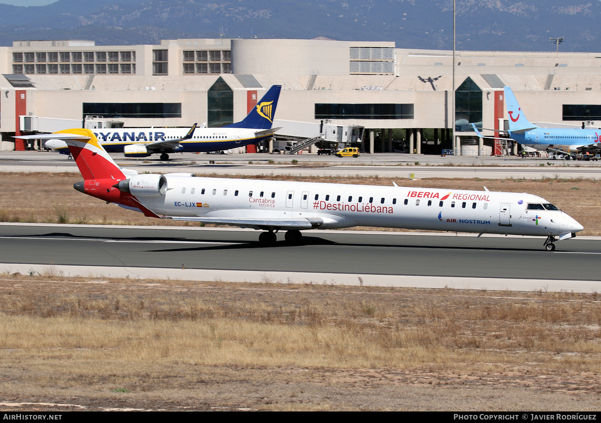 Aircraft Photo of EC-LJX | Bombardier CRJ-1000ER NG (CL-600-2E25) | Iberia Regional | AirHistory.net #696397