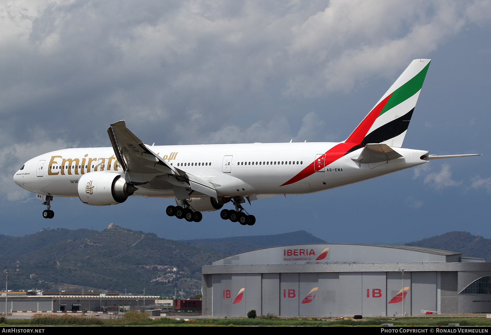 Aircraft Photo of A6-EWA | Boeing 777-21H/LR | Emirates | AirHistory.net #696437