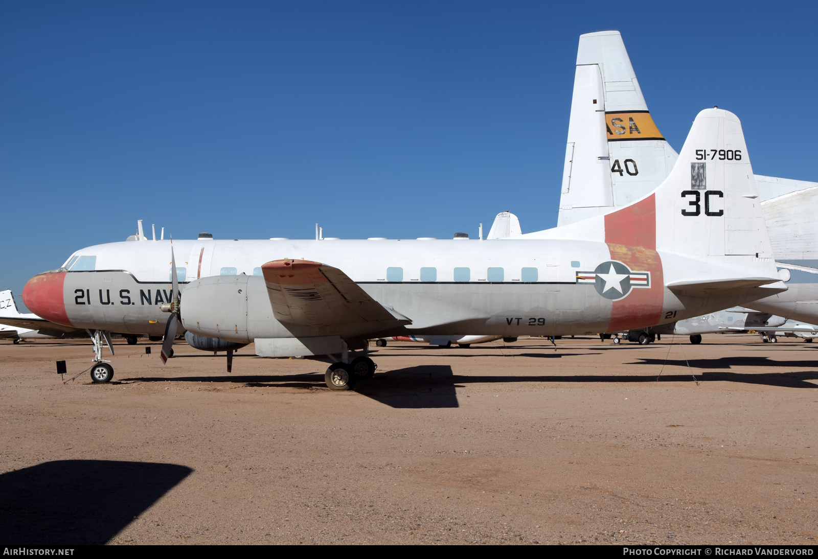 Aircraft Photo of 51-7906 | Convair VT-29B | USA - Navy | AirHistory.net #696442