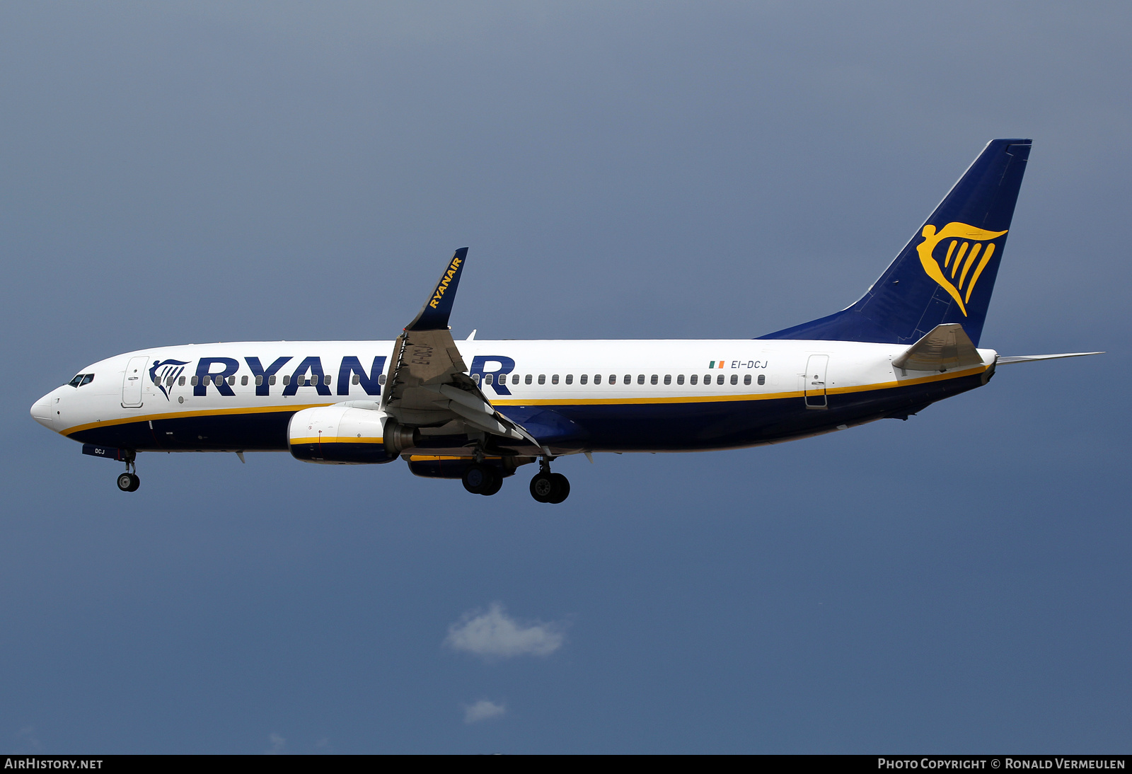 Aircraft Photo of EI-DCJ | Boeing 737-8AS | Ryanair | AirHistory.net #696449