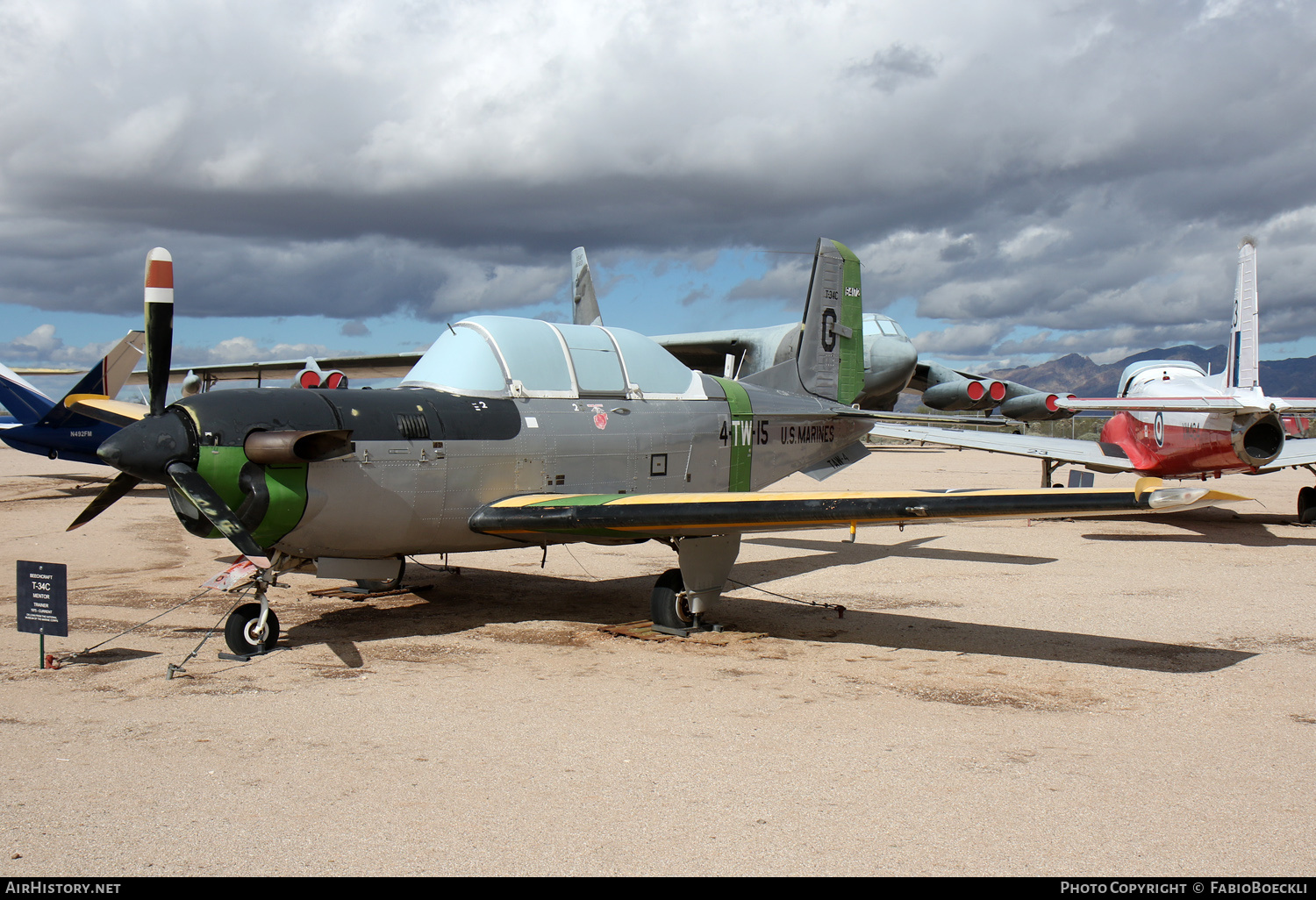 Aircraft Photo of 164172 | Beech T-34C Turbo Mentor | USA - Marines | AirHistory.net #696453