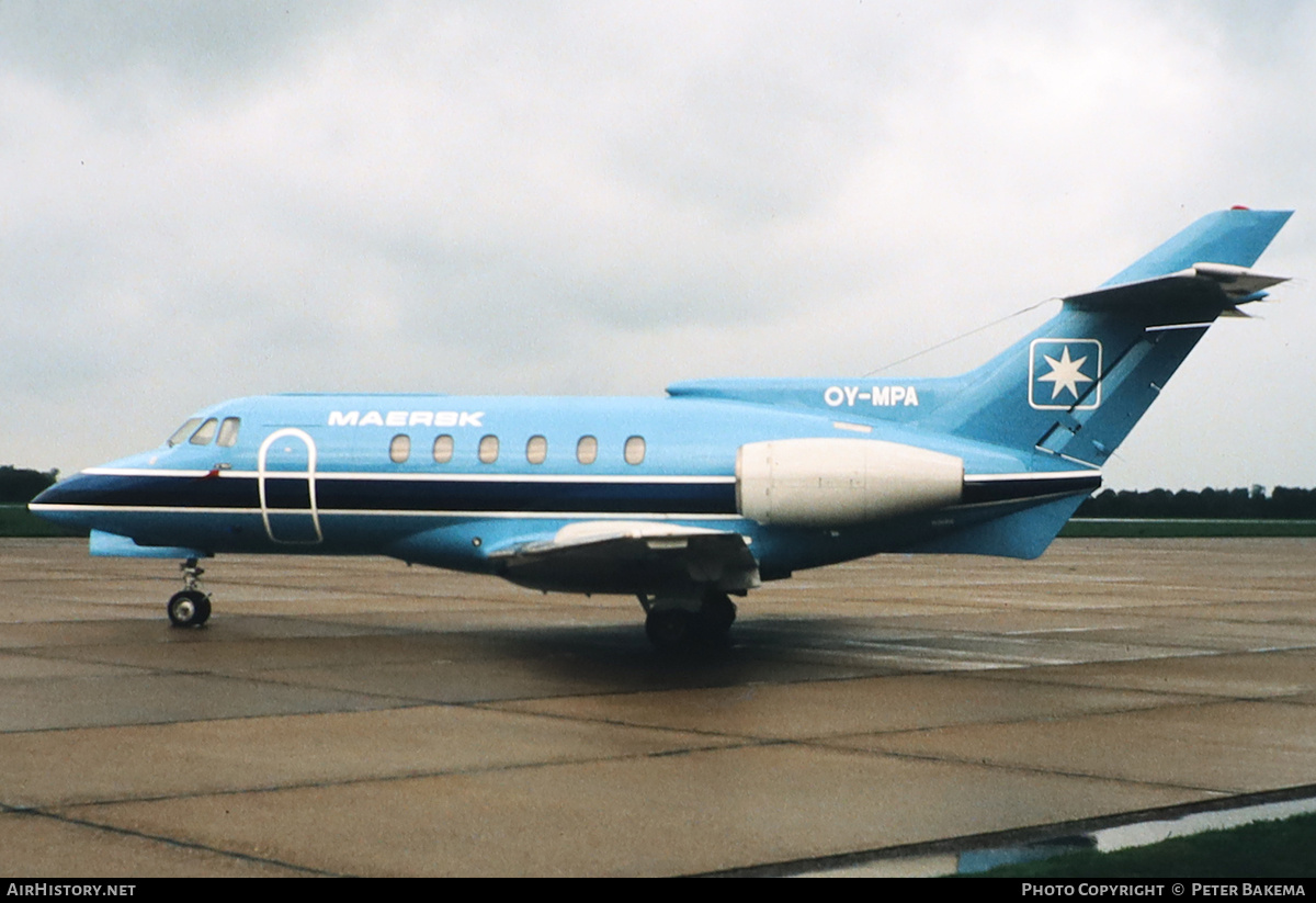 Aircraft Photo of OY-MPA | British Aerospace HS-125-700B | Maersk Air | AirHistory.net #696492