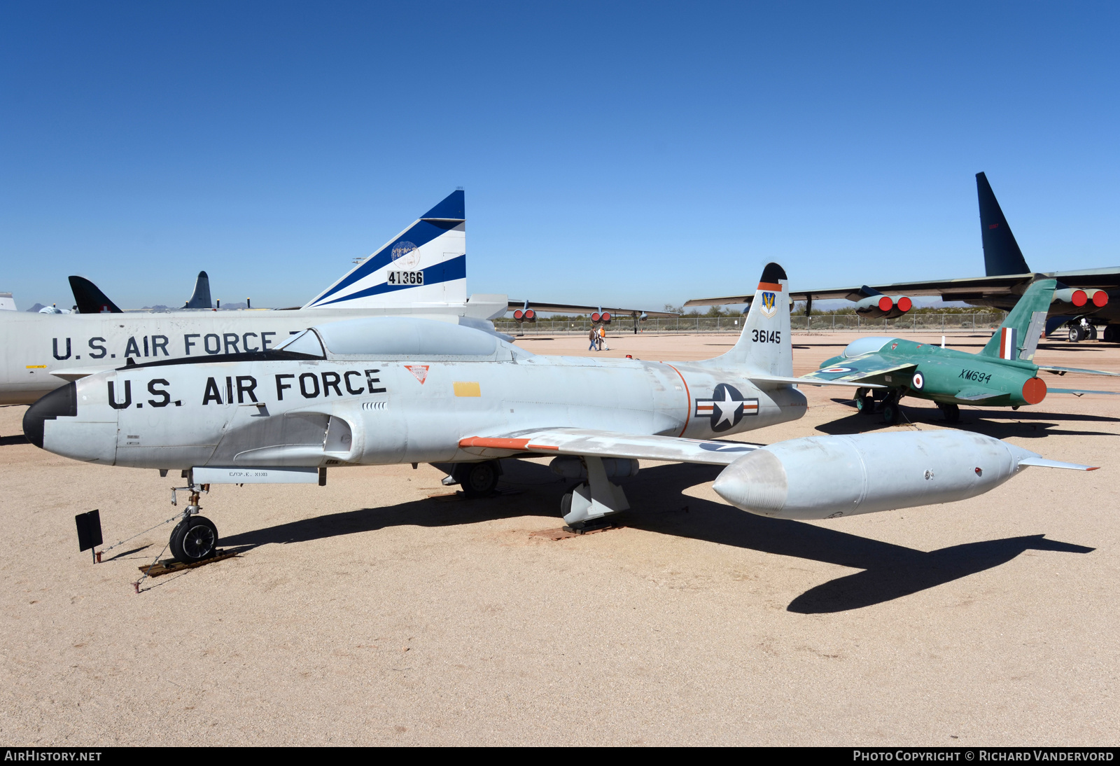 Aircraft Photo of 53-6145 / 36145 | Lockheed T-33A | USA - Air Force | AirHistory.net #696538