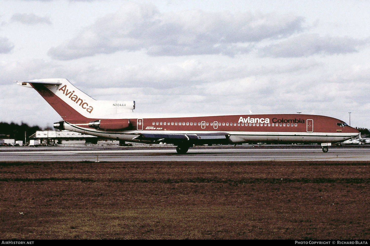 Aircraft Photo of N204AV | Boeing 727-259/Adv | Avianca | AirHistory.net #696550