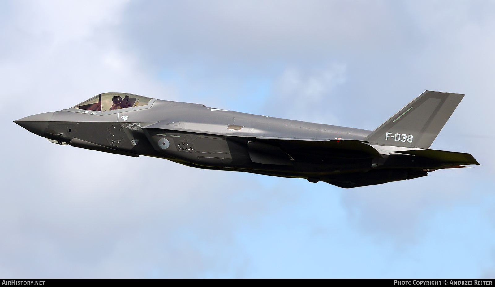 Aircraft Photo of F-038 | Lockheed Martin F-35A Lightning II | Netherlands - Air Force | AirHistory.net #696584