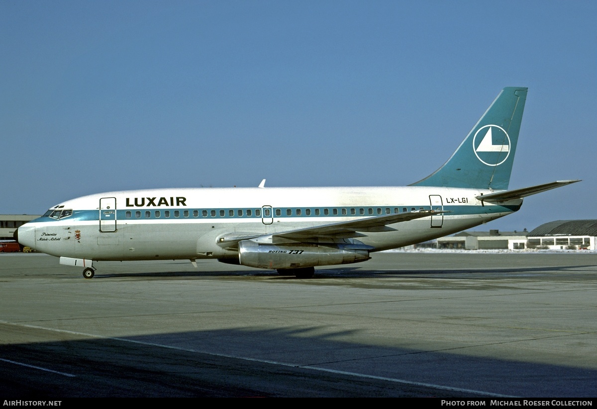 Aircraft Photo of LX-LGI | Boeing 737-2C9/Adv | Luxair | AirHistory.net #696604