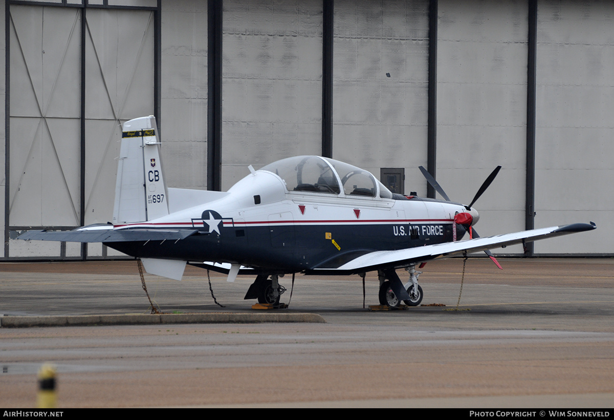 Aircraft Photo of 03-3697 / AF03-697 | Raytheon T-6A Texan II | USA - Air Force | AirHistory.net #696612