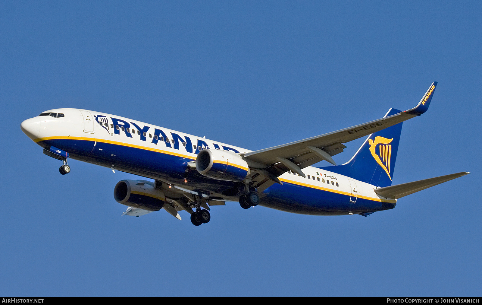 Aircraft Photo of EI-ESS | Boeing 737-8AS | Ryanair | AirHistory.net #696624