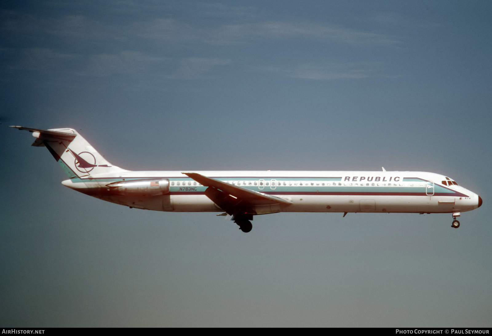 Aircraft Photo of N783NC | McDonnell Douglas DC-9-51 | Republic Airlines | AirHistory.net #696648