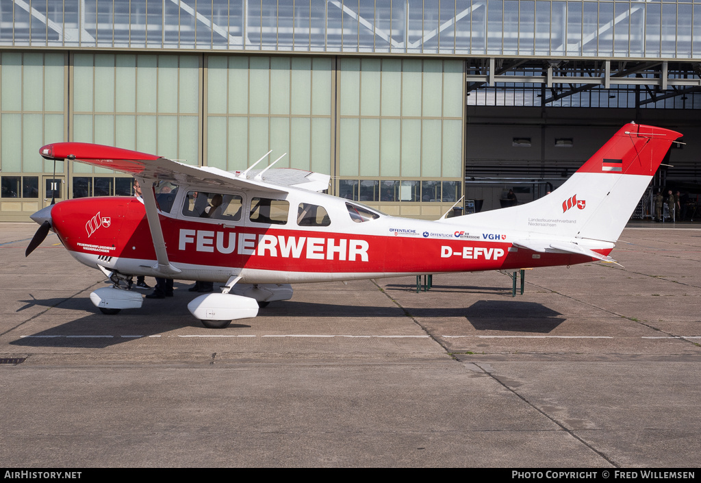 Aircraft Photo of D-EFVP | Cessna 206H Stationair | Feuerwehrflugdienst Niedersachsen | AirHistory.net #696665