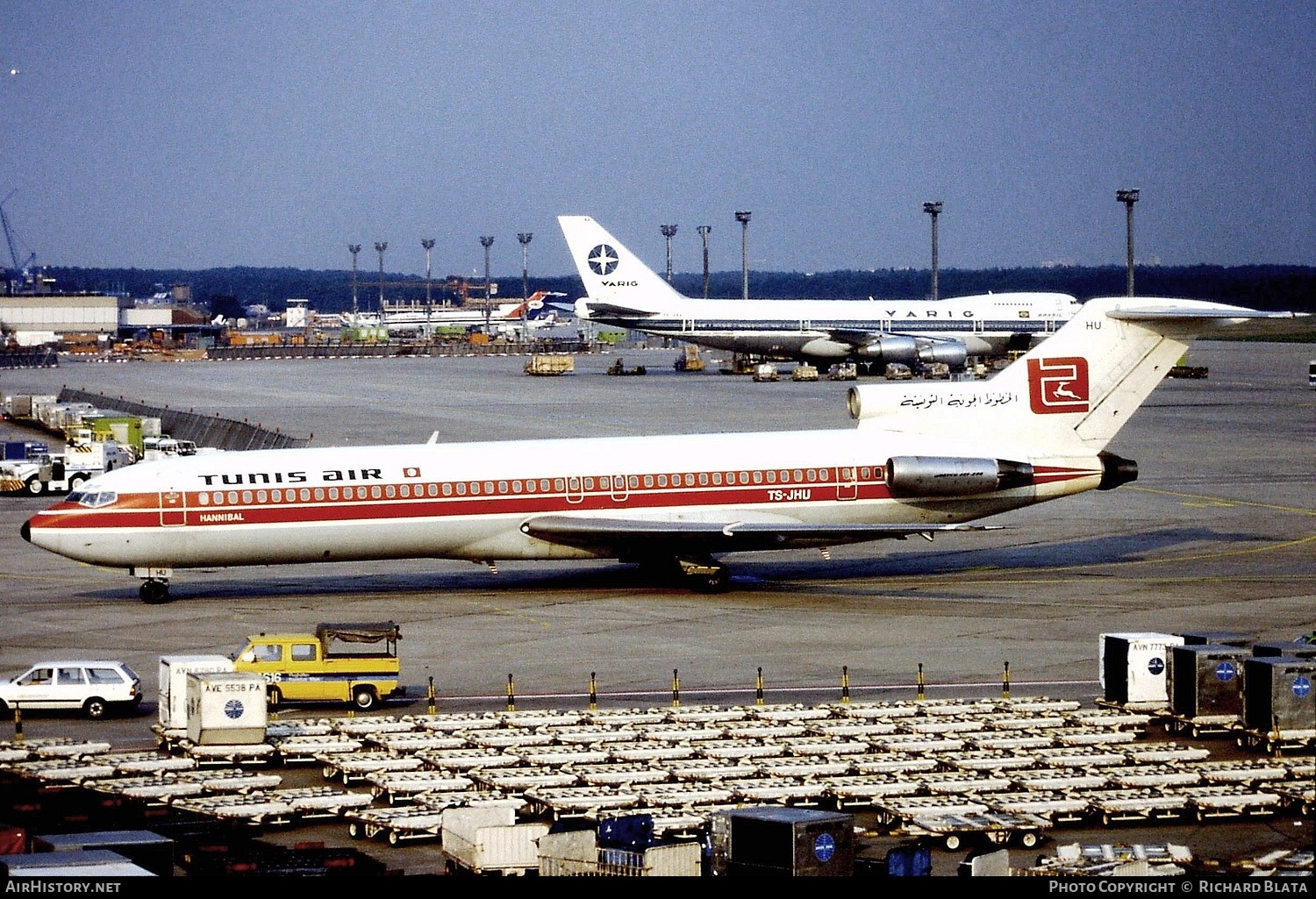 Aircraft Photo of TS-JHU | Boeing 727-2H3/Adv | Tunisair | AirHistory.net #696684