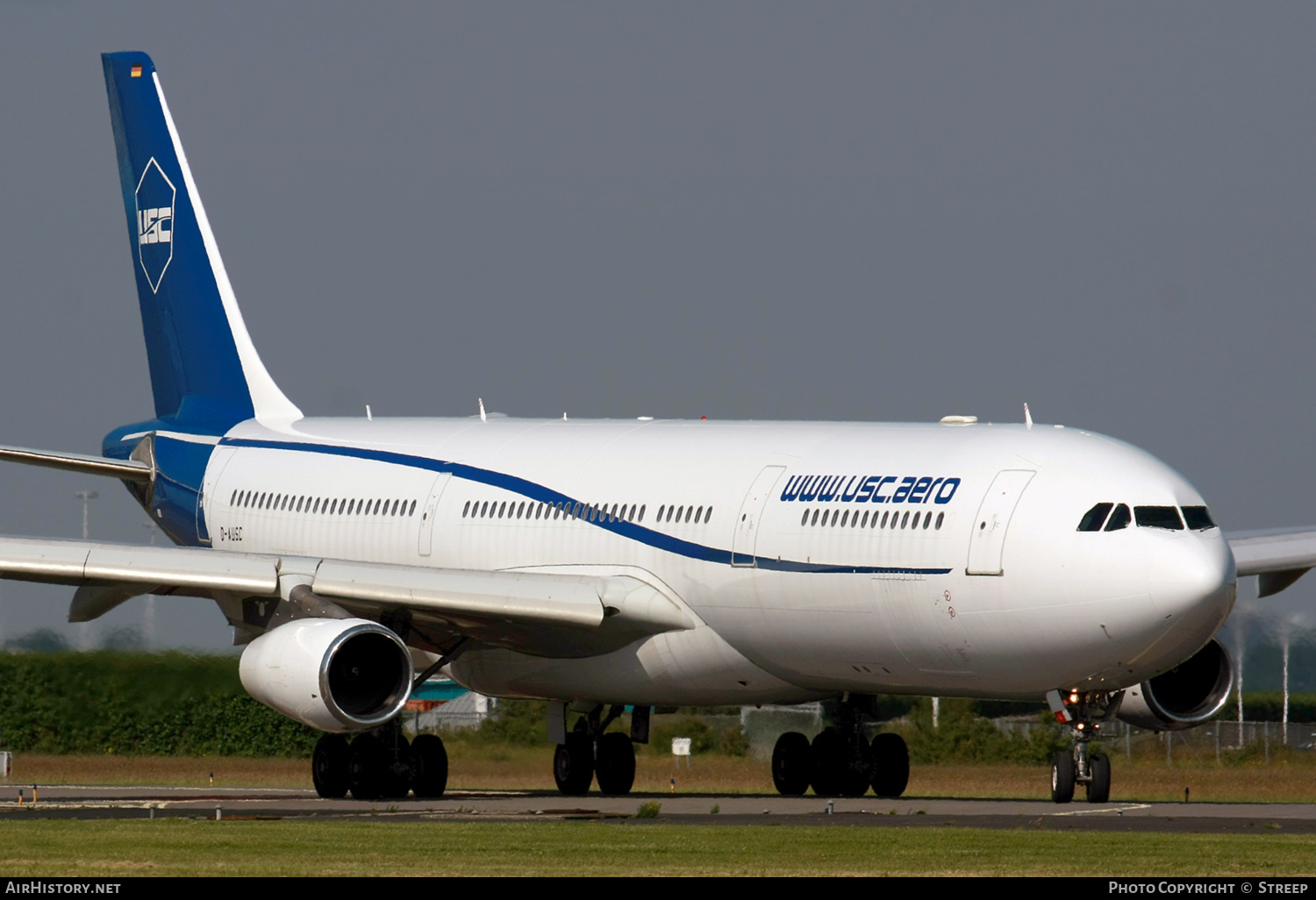 Aircraft Photo of D-AUSC | Airbus A340-313E | USC - Universal Sky Carrier | AirHistory.net #696687