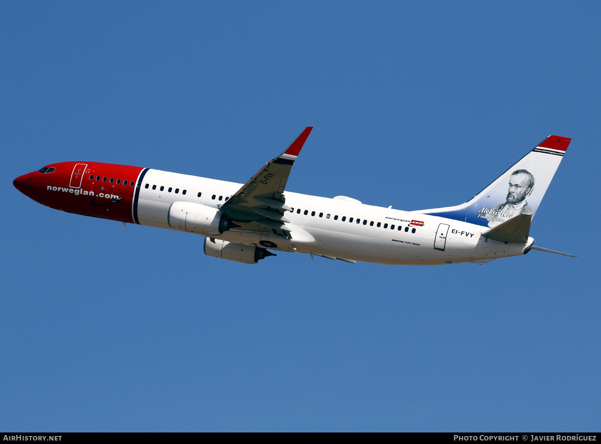 Aircraft Photo of EI-FVY | Boeing 737-800 | Norwegian | AirHistory.net #696744