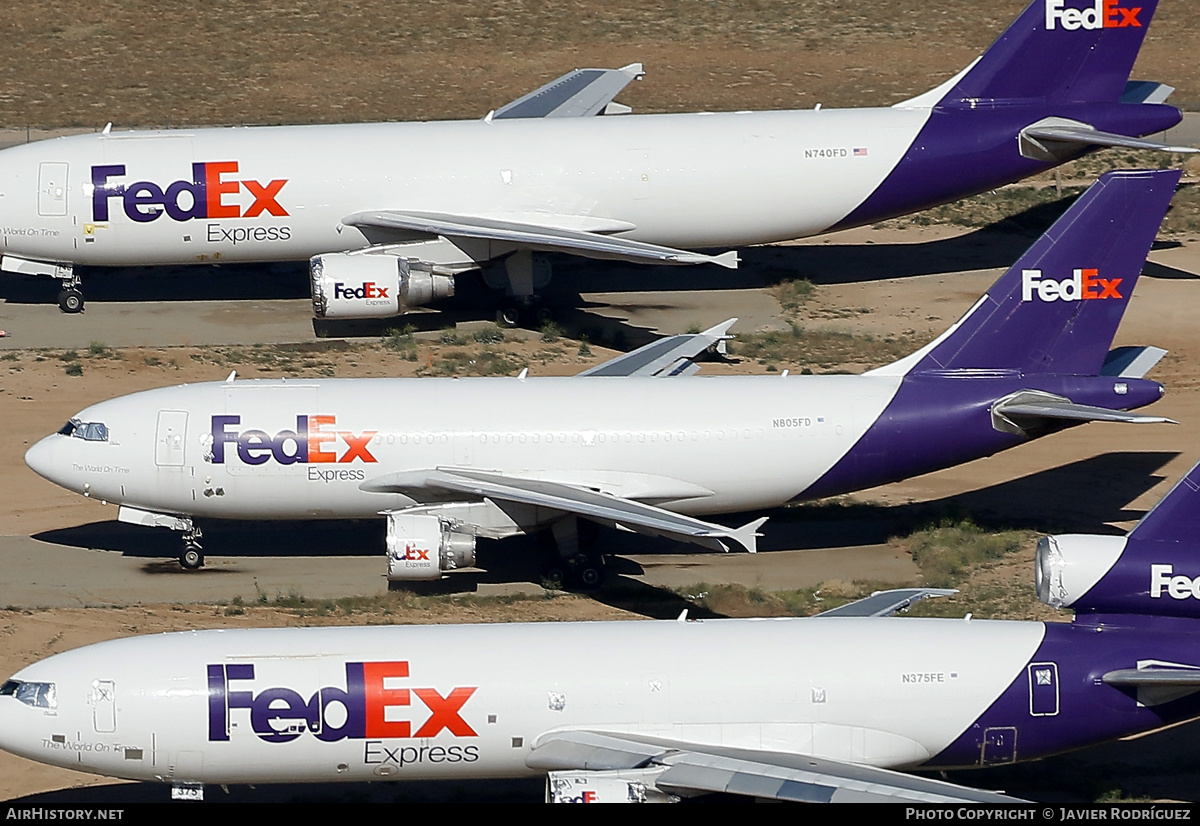 Aircraft Photo of N805FD | Airbus A310-324/F | FedEx Express - Federal Express | AirHistory.net #696757