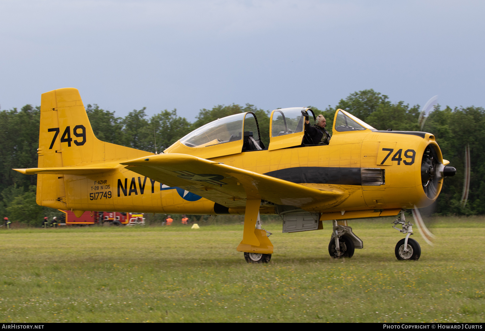 Aircraft Photo of F-AZHR / 517749 | North American T-28A Fennec | USA - Navy | AirHistory.net #696768
