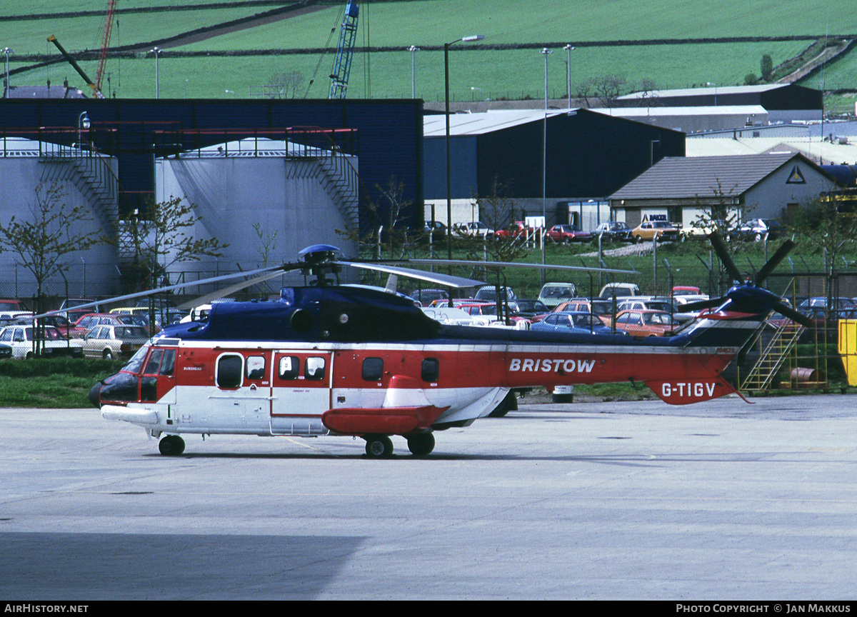 Aircraft Photo of G-TIGV | Aerospatiale AS-332L Super Puma | Bristow Helicopters | AirHistory.net #696793