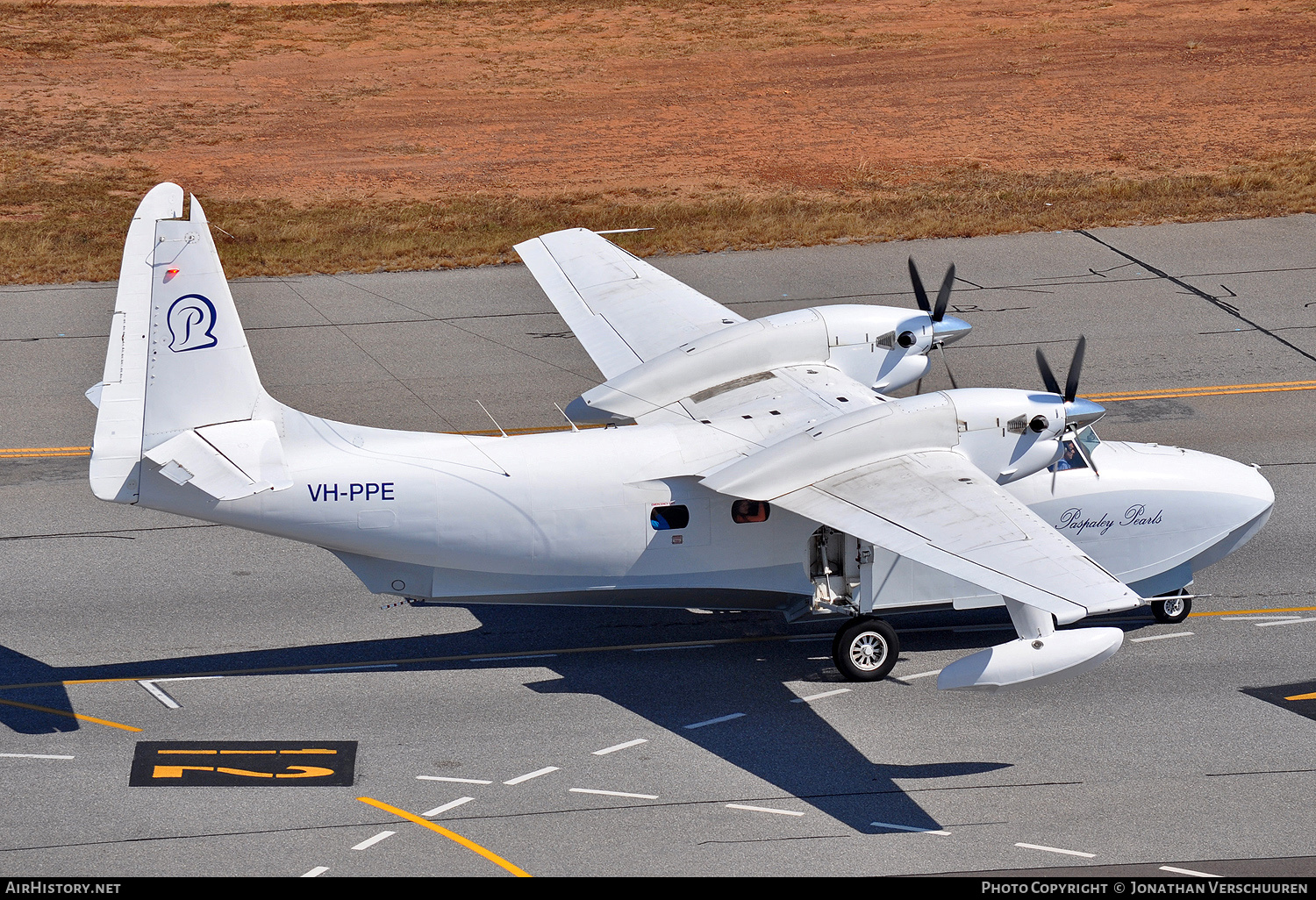 Aircraft Photo of VH-PPE | Paspaley G-73AT Turbo Mallard | Paspaley Pearls | AirHistory.net #696814