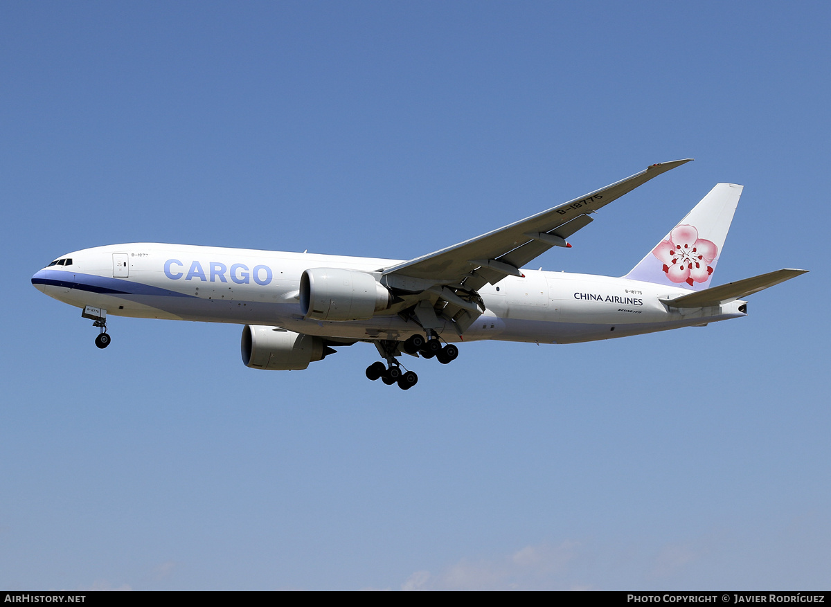 Aircraft Photo of B-18775 | Boeing 777-F | China Airlines Cargo | AirHistory.net #696817