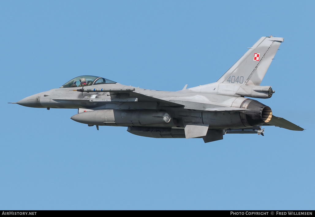 Aircraft Photo of 4040 | General Dynamics F-16C Fighting Falcon | Poland - Air Force | AirHistory.net #696867