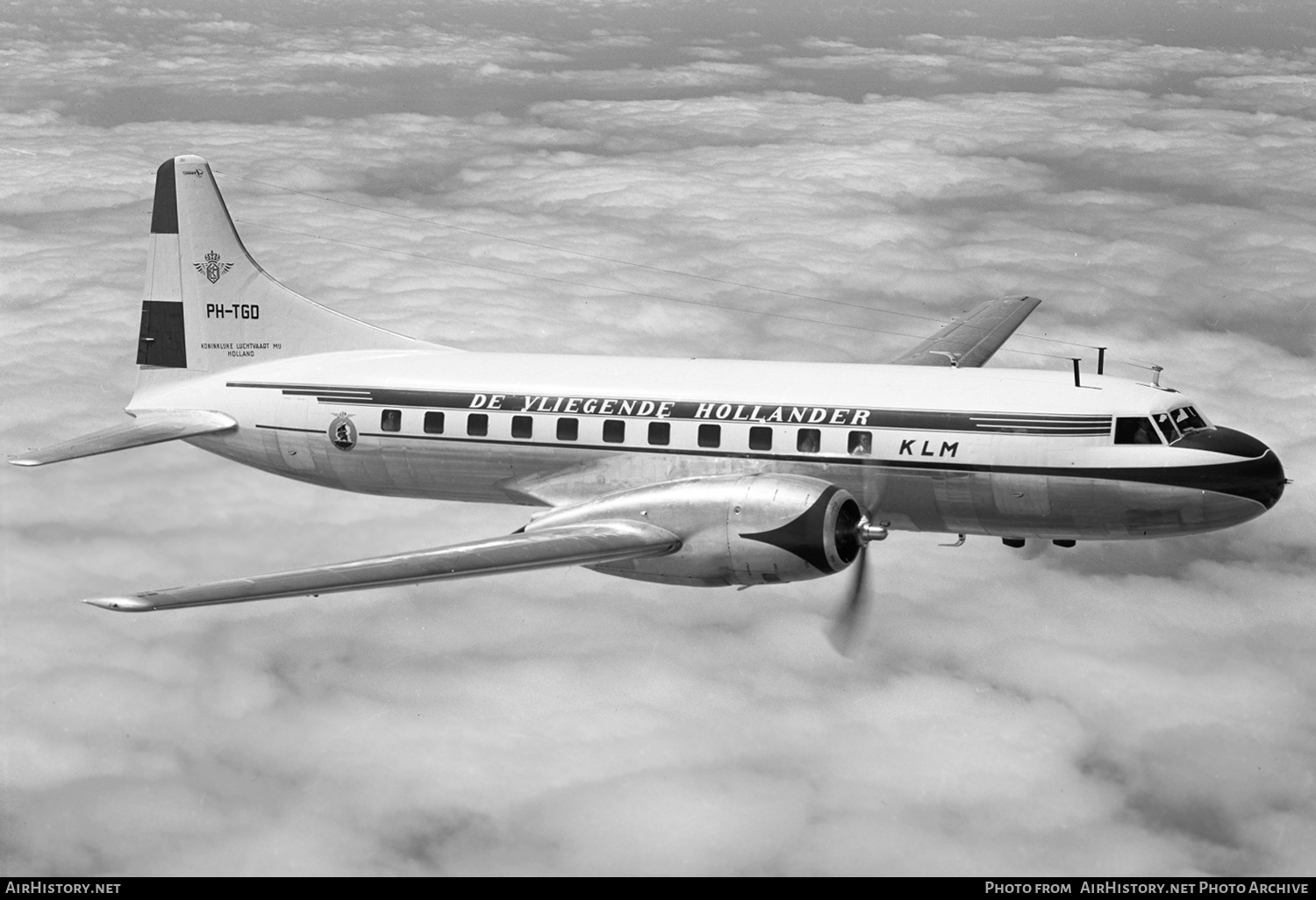 Aircraft Photo of PH-TGD | Convair 340-48 | KLM - Royal Dutch Airlines | AirHistory.net #696929