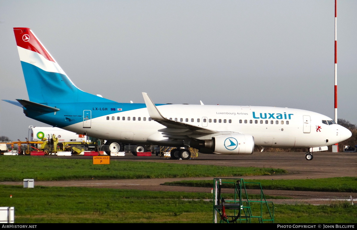 Aircraft Photo of LX-LGR | Boeing 737-7C9 | Luxair | AirHistory.net #697063