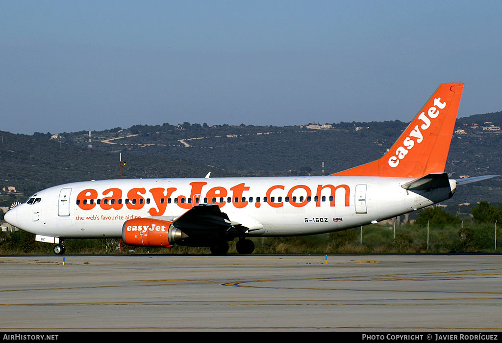 Aircraft Photo of G-IGOZ | Boeing 737-3Q8 | EasyJet | AirHistory.net #697084