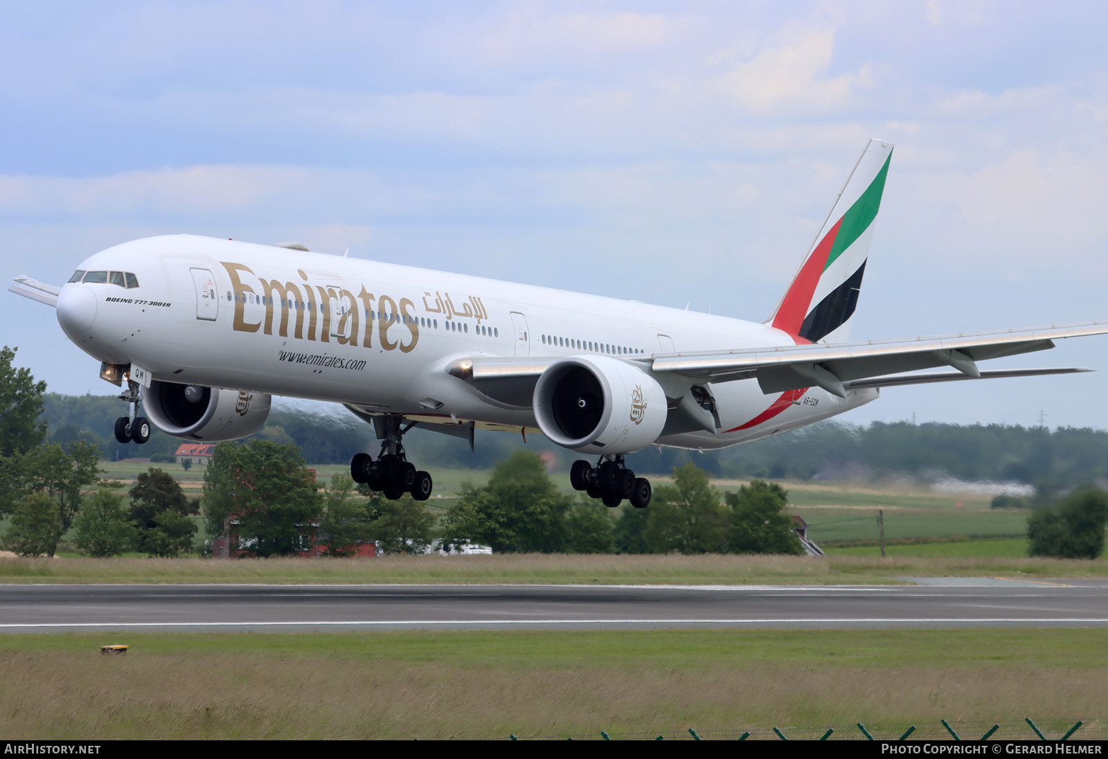 Aircraft Photo of A6-EQM | Boeing 777-300/ER | Emirates | AirHistory.net #697103