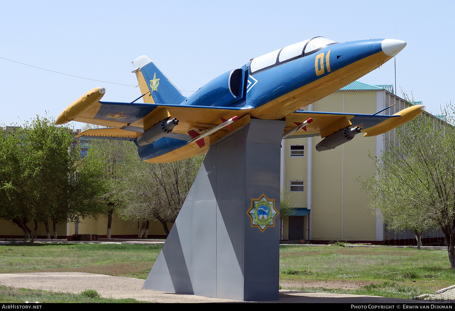 Aircraft Photo of 01 yellow | Aero L-39C Albatros | Kazakhstan - Air Force | AirHistory.net #697115