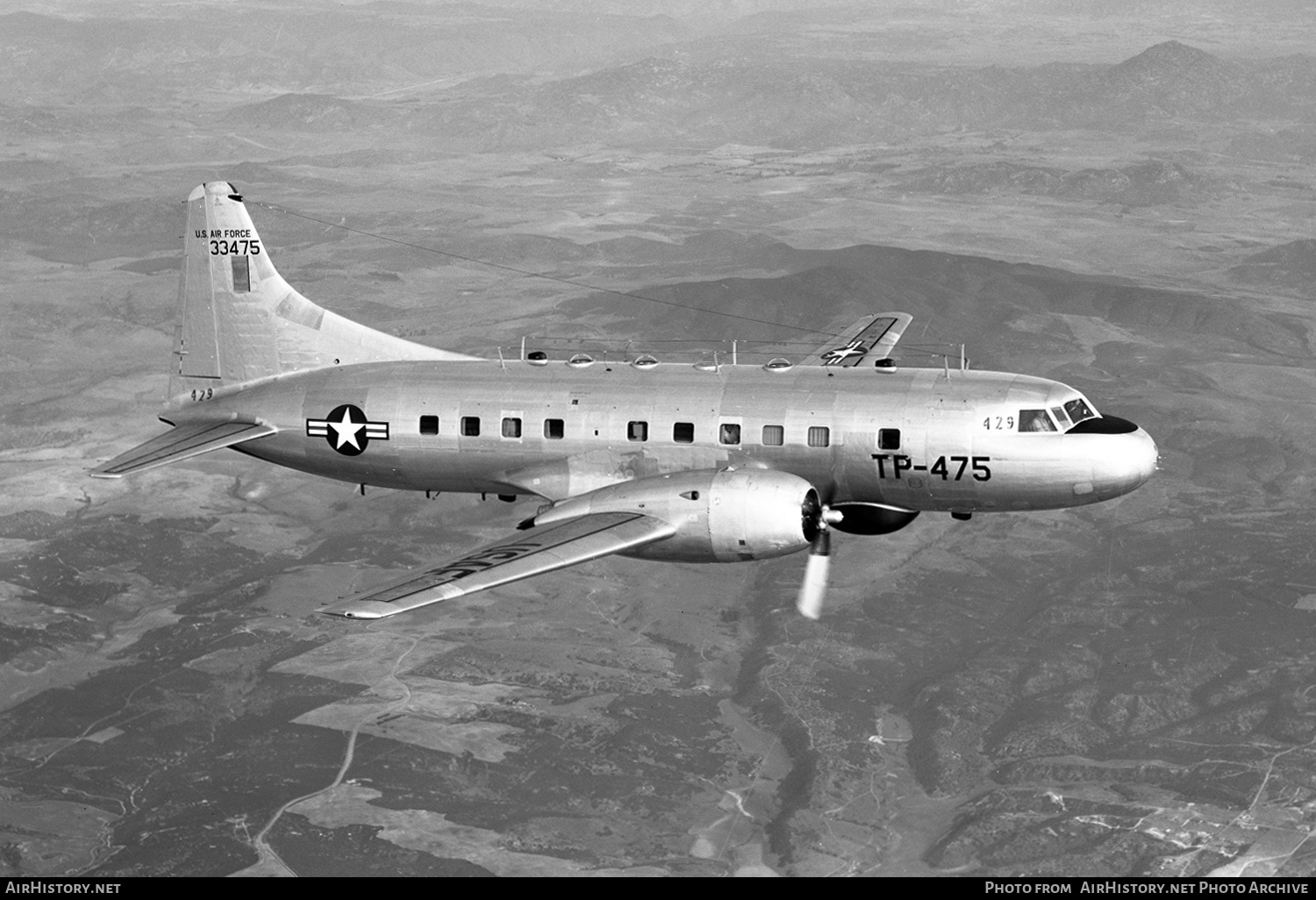 Aircraft Photo of 53-3475 / 33475 | Convair T-29C | USA - Air Force | AirHistory.net #697120