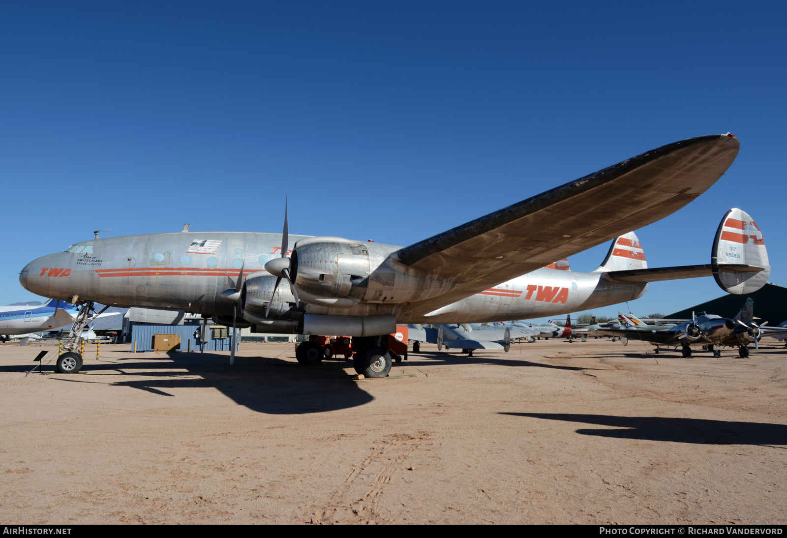 Aircraft Photo of N90831 | Lockheed L-049 Constellation | Trans World Airlines - TWA | AirHistory.net #697171