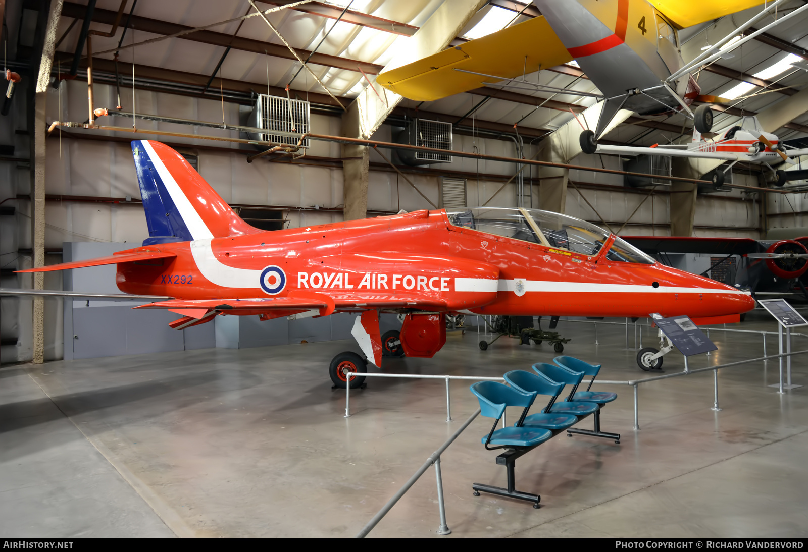 Aircraft Photo of XX292 | British Aerospace Hawk T.1 | UK - Air Force | AirHistory.net #697235