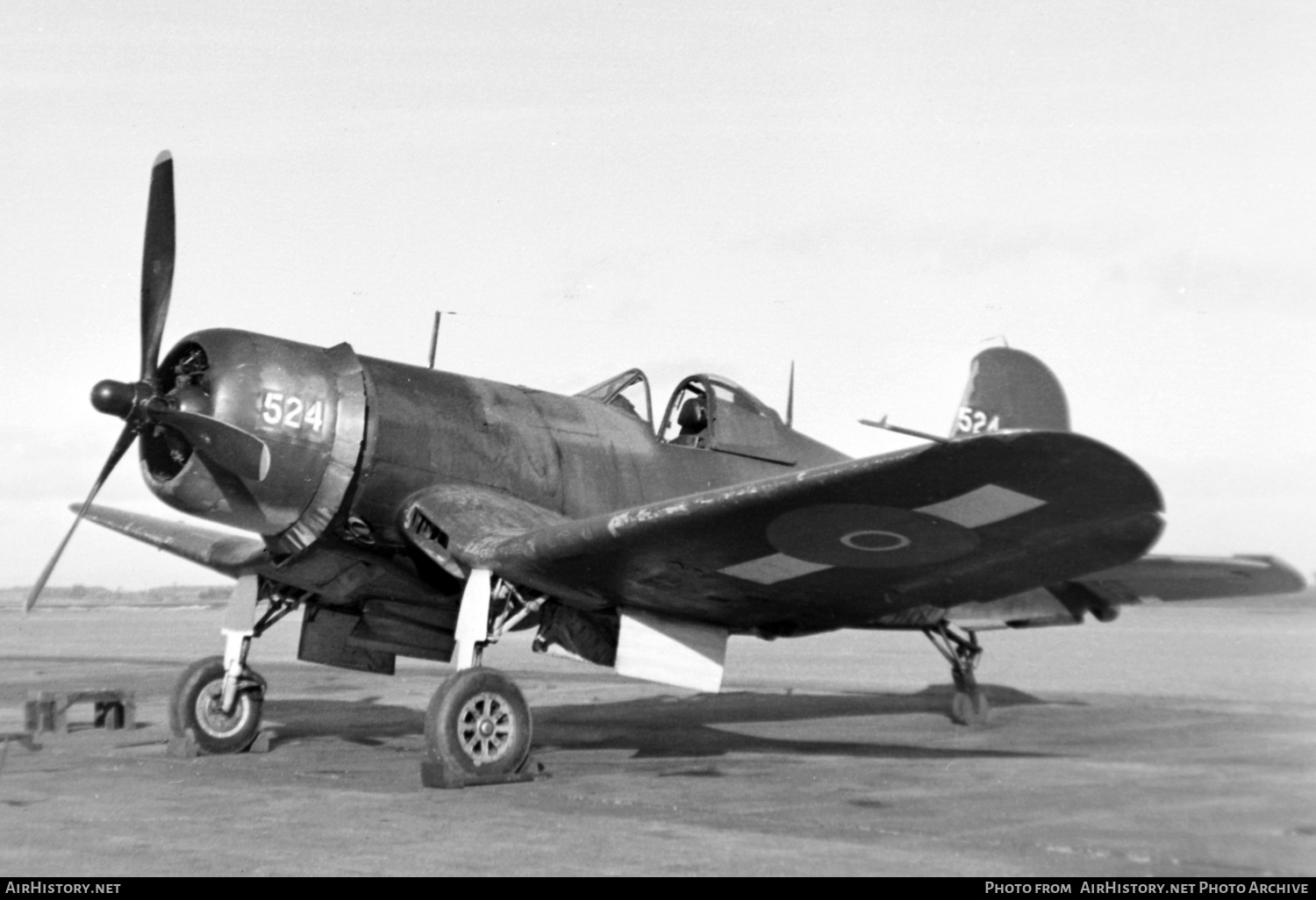 Aircraft Photo of NZ5524 | Vought F4U-1 Corsair | New Zealand - Air Force | AirHistory.net #697293