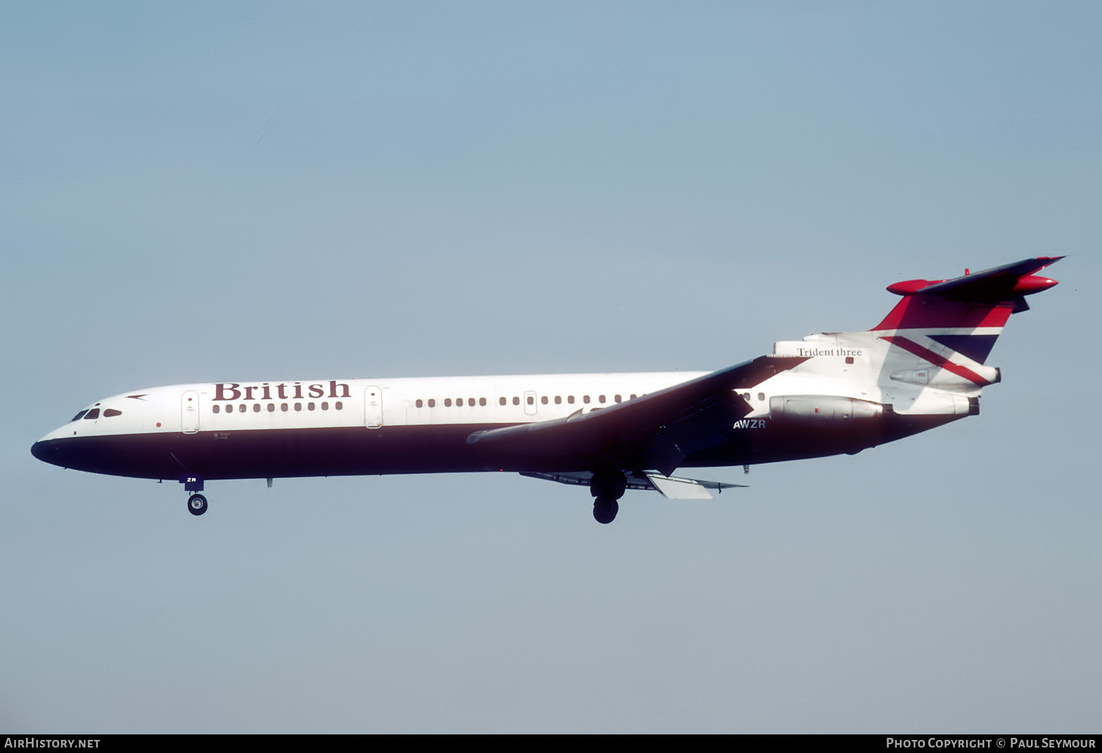 Aircraft Photo of G-AWZR | Hawker Siddeley HS-121 Trident 3B | British Airways | AirHistory.net #697315