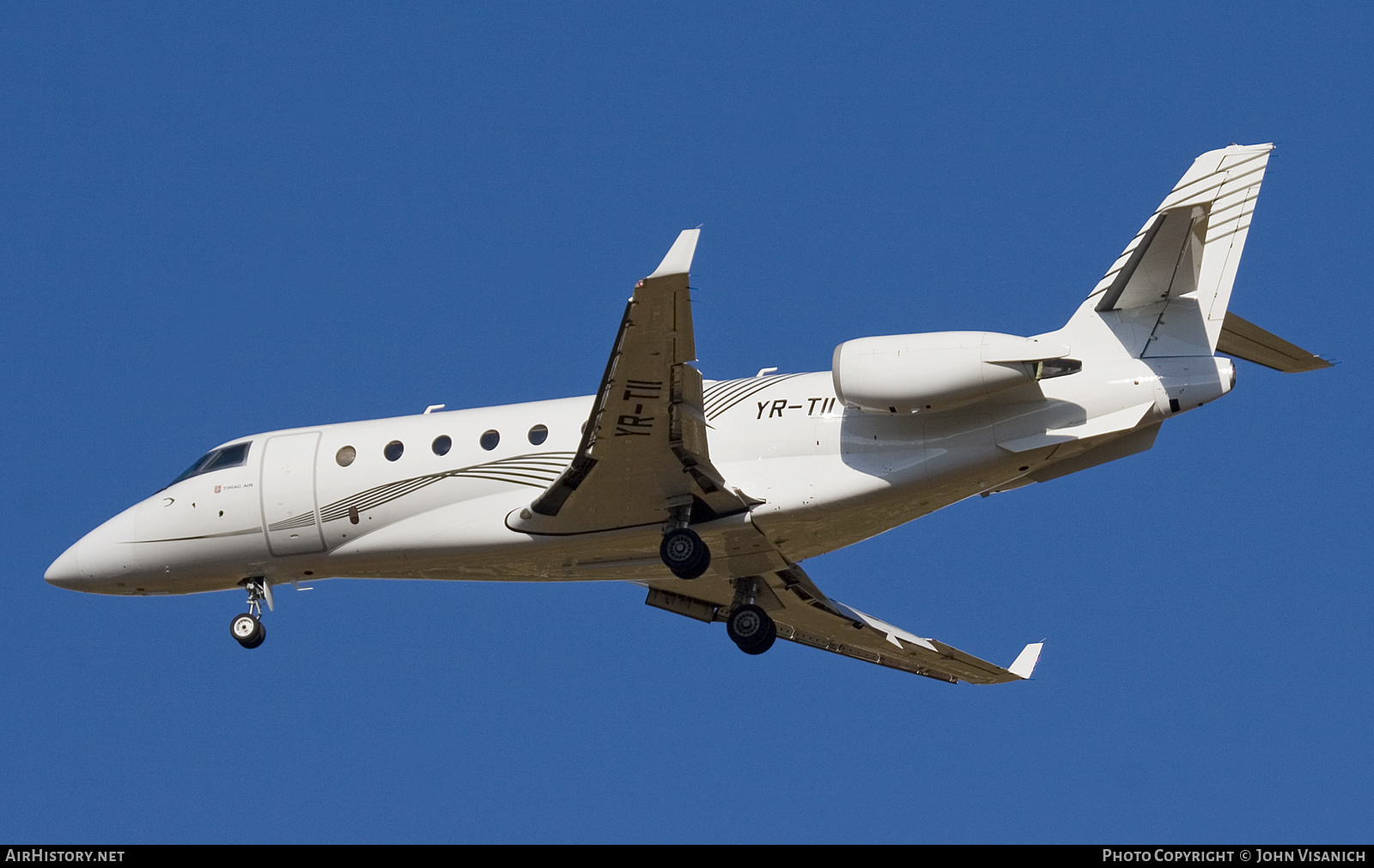 Aircraft Photo of YR-TII | Israel Aircraft Industries Gulfstream G200 | Țiriac Air | AirHistory.net #697336