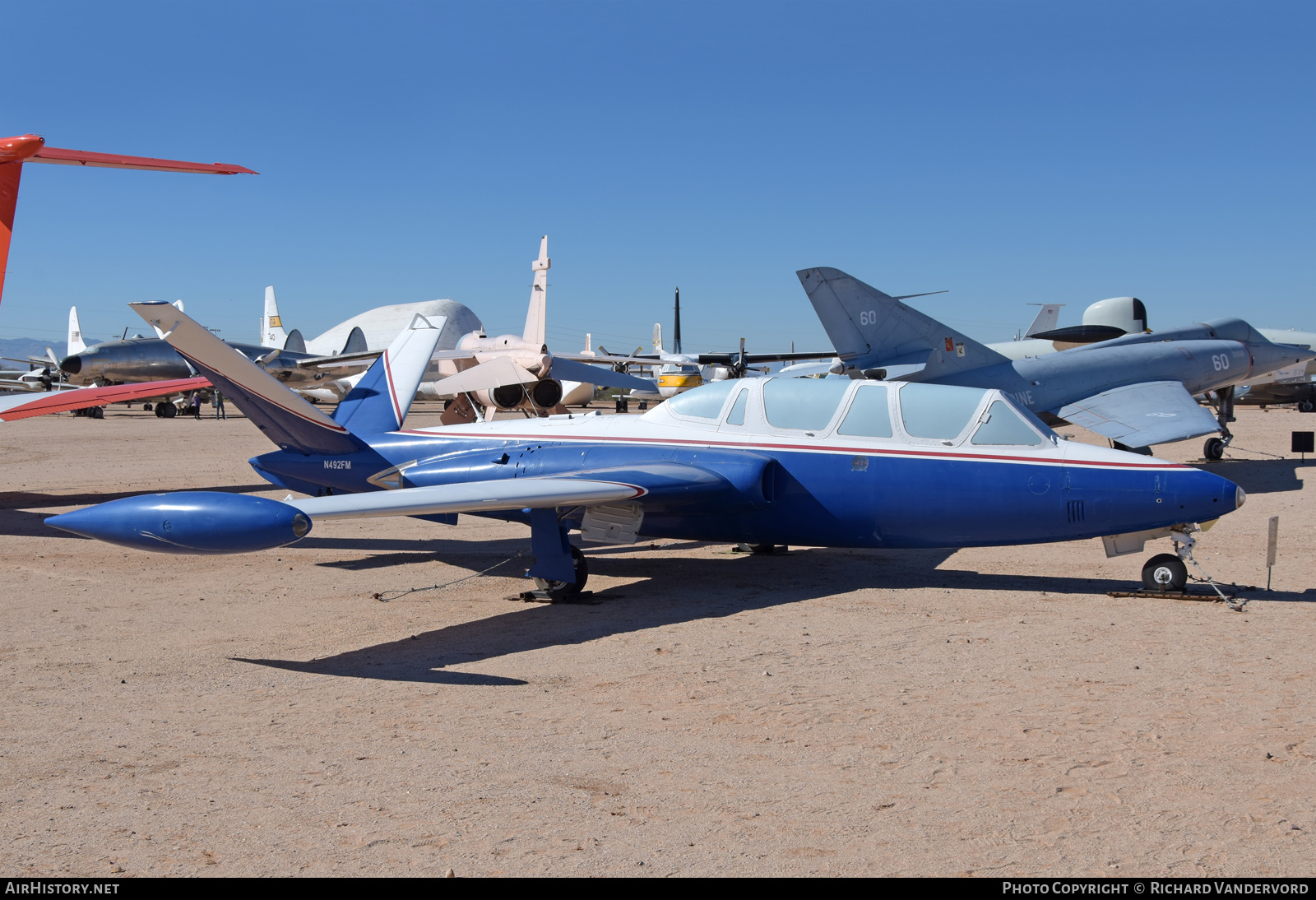 Aircraft Photo of N492FM | Fouga CM-170 Magister | AirHistory.net #697412