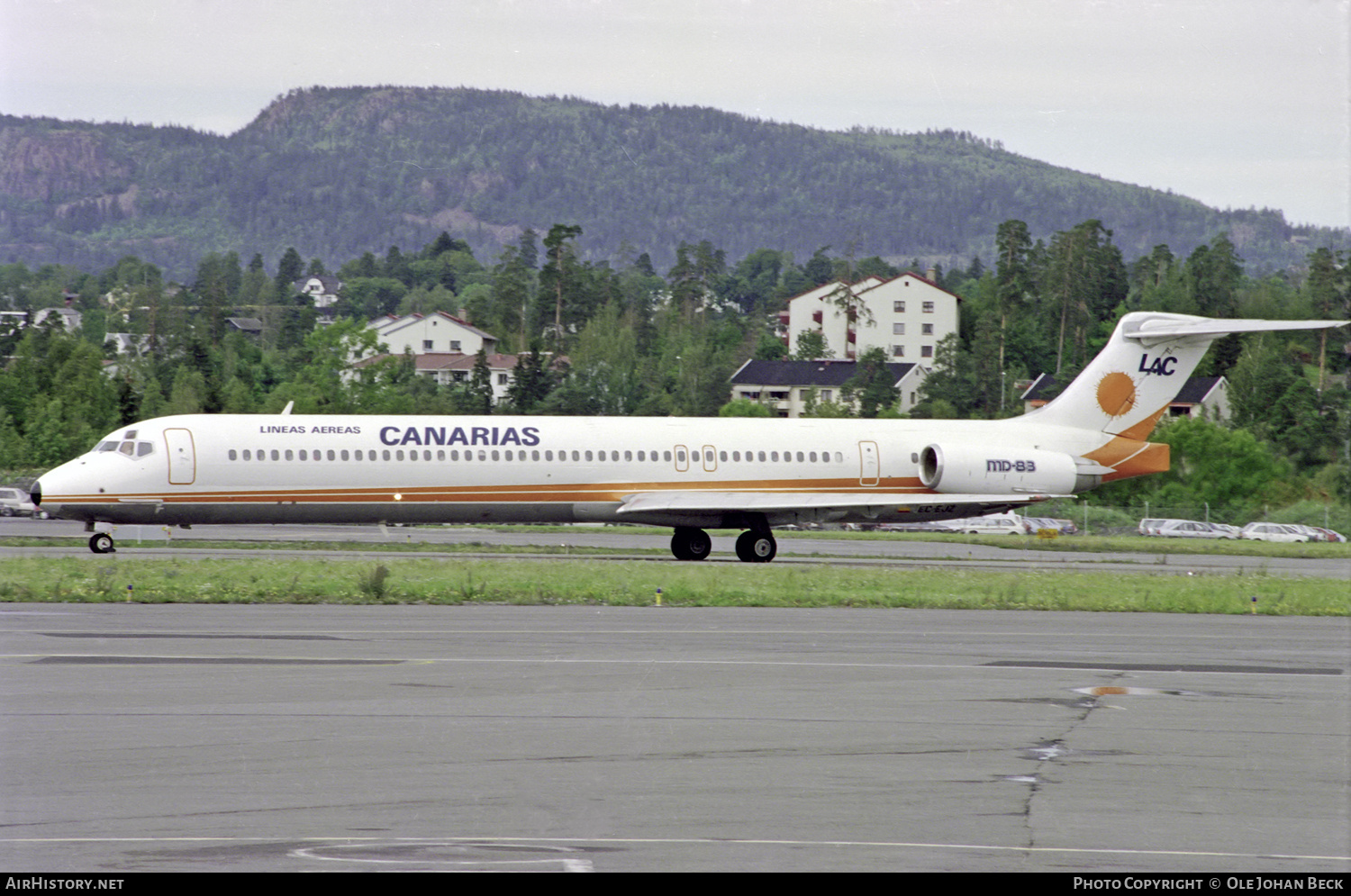 Aircraft Photo of EC-EJZ | McDonnell Douglas MD-83 (DC-9-83) | Líneas Aéreas Canarias - LAC | AirHistory.net #697413