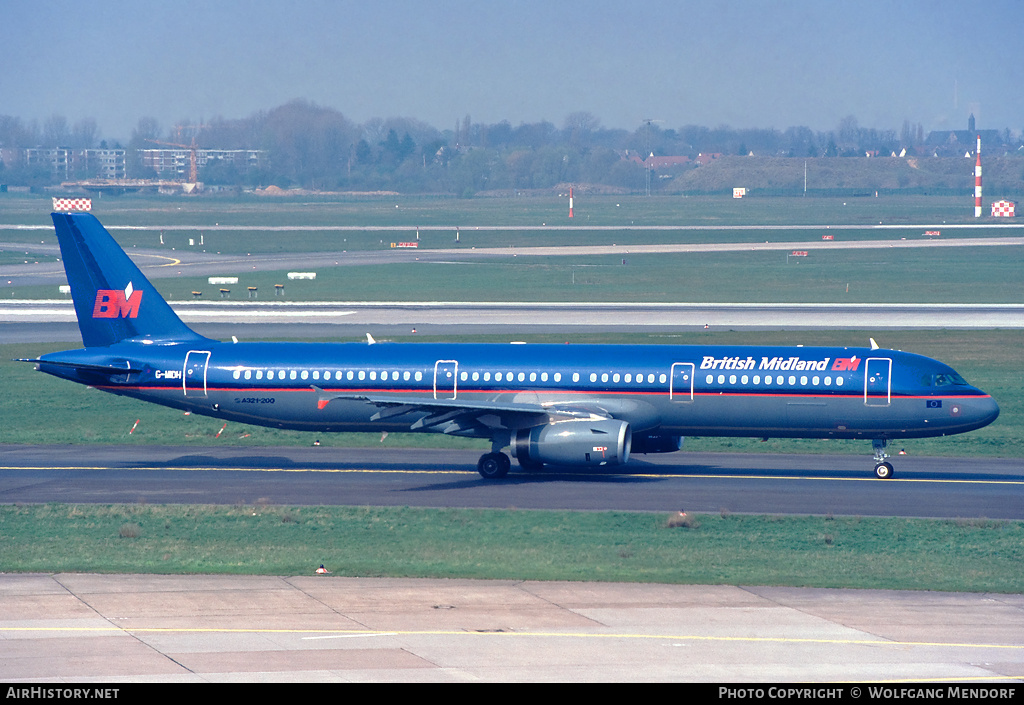 Aircraft Photo of G-MIDH | Airbus A321-231 | British Midland Airways - BMA | AirHistory.net #697422