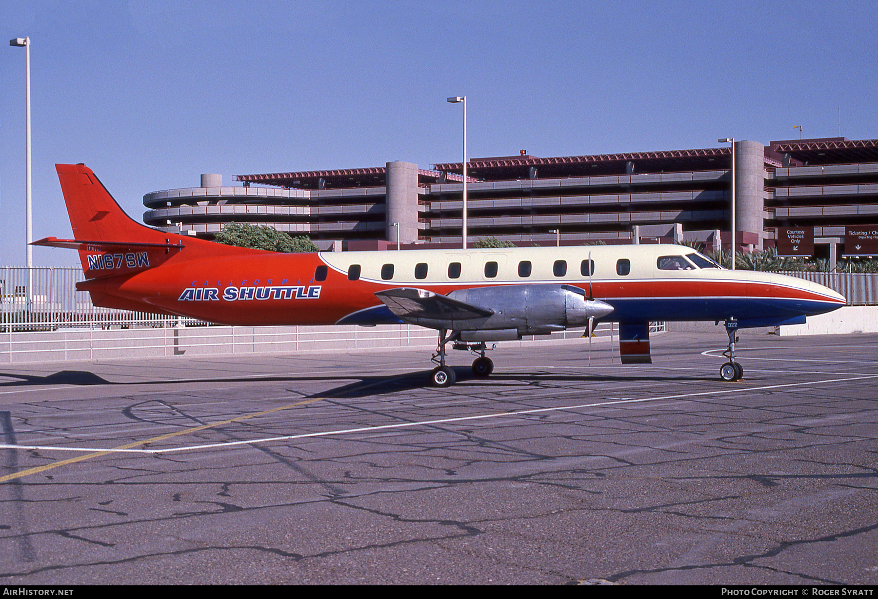 Aircraft Photo of N167SW | Swearingen SA-226TC Metro II | California Air Shuttle | AirHistory.net #697518