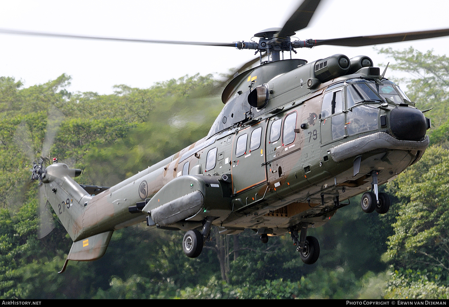 Aircraft Photo of 279 | Aerospatiale AS-532UL Cougar | Singapore - Air Force | AirHistory.net #697524
