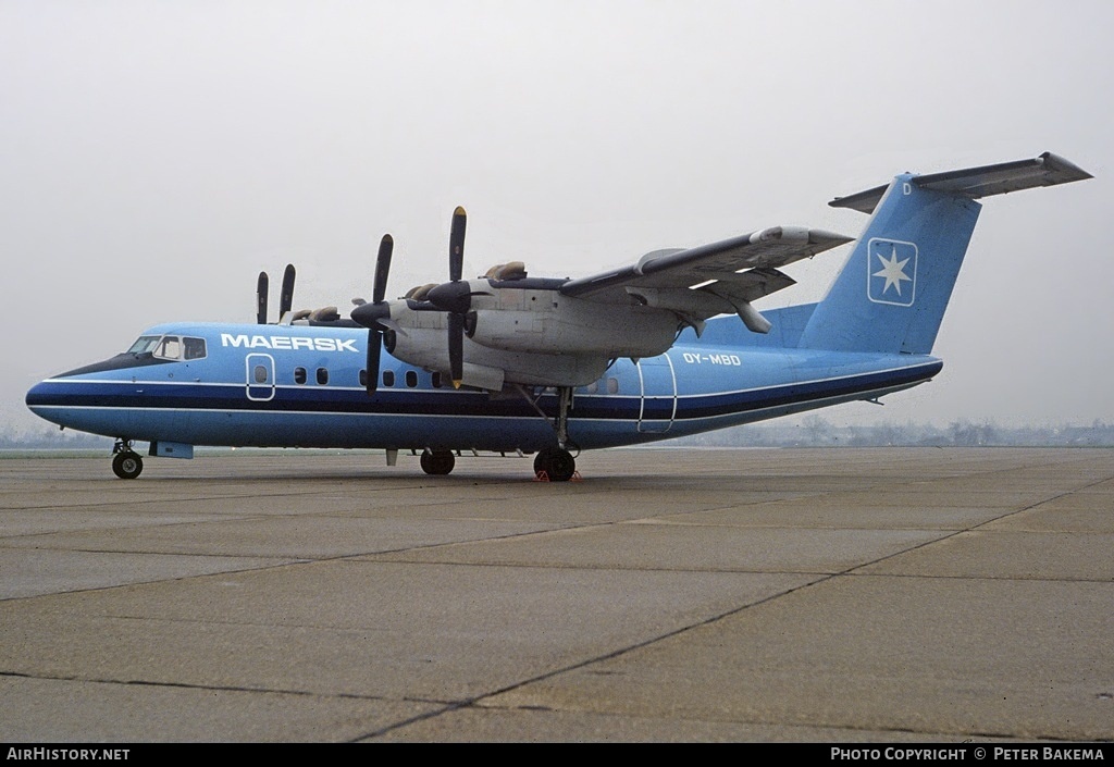 Aircraft Photo of OY-MBD | De Havilland Canada DHC-7-102 Dash 7 | Maersk Air | AirHistory.net #697533