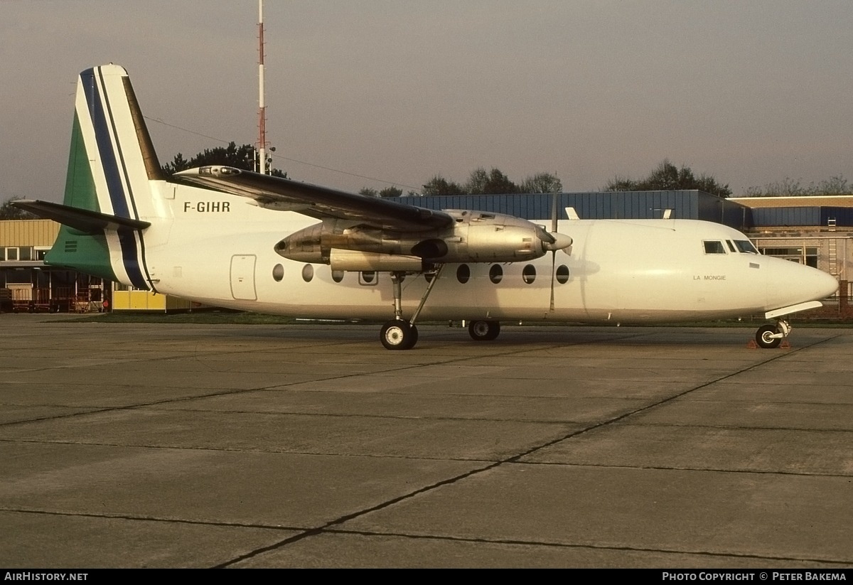 Aircraft Photo of F-GIHR | Fairchild F-27J | AirHistory.net #697541